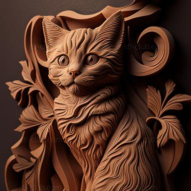 3D model st kitty (STL)